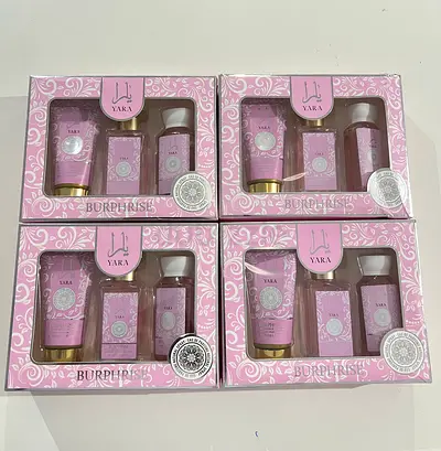 4 x YARA Pink Body  Fragrance Gift Sets - Brand New, Sealed
