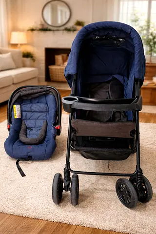 Juniors - baby stroller with infant car seat