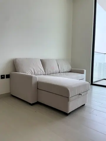 3 seats sofa bed with storage box