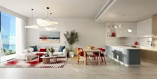 Beachfront 3BR + Maid | Full Sea &amp; Wynn View