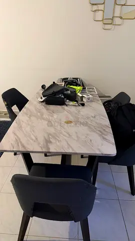 MARBLE 6 seat dining set- home center