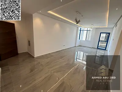 Free parking - first tenant - luxury 3BR hall - spacious area - excellent finishing - balcony - ope