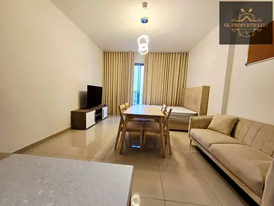 🌟 Luxury Fully Furnished Studio | Pool Facing View | Elegant Standing Balcony | Premium Amenities | Uptown Al Zahia 🌟