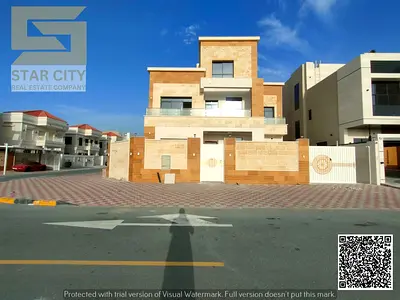 🏡 FOR SALE | Luxury Villa in Al Zahia – Ajman | Direct View on Sheikh Mohammed Bin Zayed Road | 6 Master Bedrooms 🔥