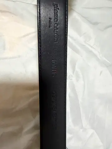 Pierre Cardin genuine green leather belt