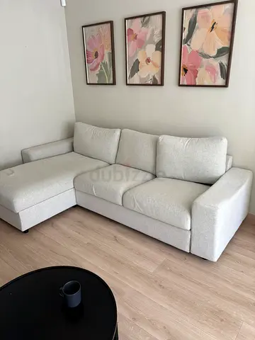 Ikea vimle L shape sofa under storage