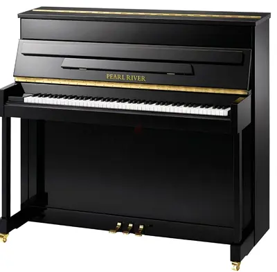 Pearl River EU-110 Upright Piano – Black