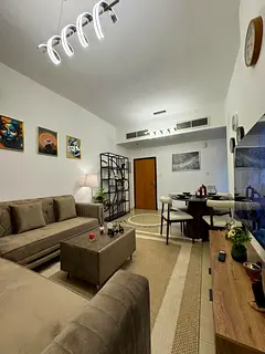 1BR furnished in Al Hamidiya, Ajman, all bills included, near Dubai and Sharjah exits, AED 4000/mont