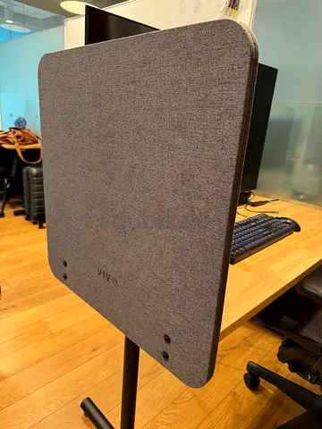 Soundproof desk separator