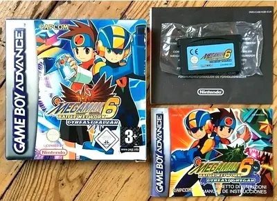 Megaman 6 Battle Network Cybeast Falzar Nintendo Game Boy Advance