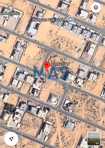 للبيع أرض سكنية (زاوية) – الحوشي (ضاحية البديع) | الشارقة