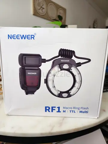 NEEWER RF1-C Marco Ring Flash Compatible with Canon, 76Ws GN15 5600K E-TTL Ring Flash Lighting