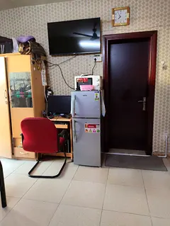 Family Studio Flat with Balcony indian Family with Furniture.