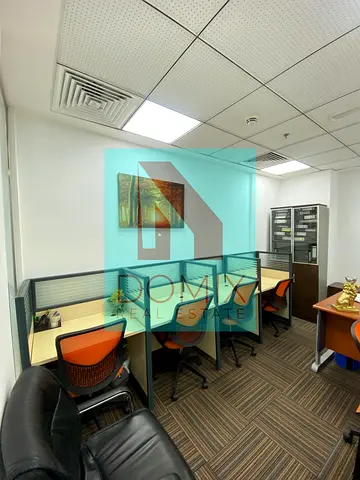 Refined Office Space | 180 Sqft | Serviced | Latifa Tower SZR