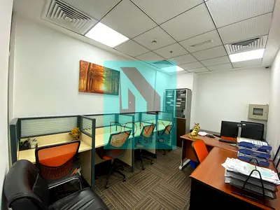 Refined Office Space | 180 Sqft | Serviced | Latifa Tower SZR