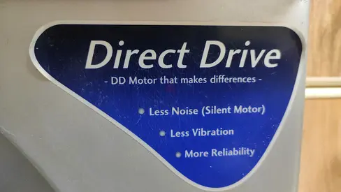 My washing machine with Direct Drive (DD) motor — quiet  low vibration
