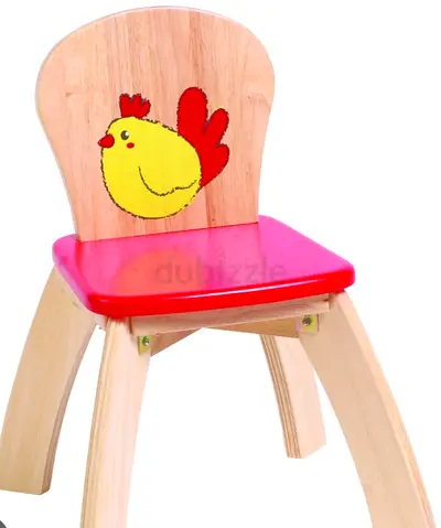 My wooden toddler chair with chick design - Brand New