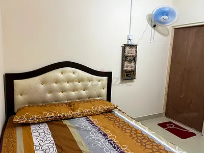 Spacious Partition Room with LED TV for Indian Couples or Working Ladies with Balcony