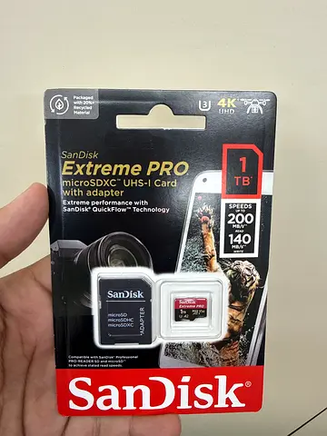 Sandisk Extreme pro micro SD Card 1TB