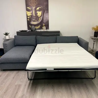 Ikea vimle L shape sofa bed with mattress
