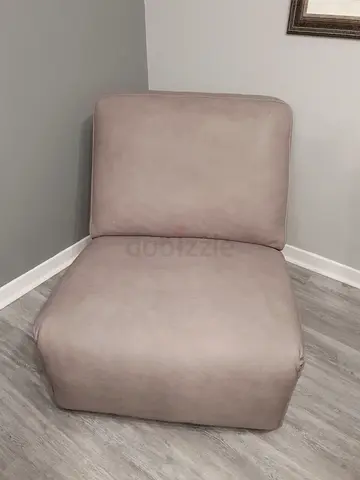 MARINA HOME Timothy Oulton Halo Motion Accent Sleeper Recliner Chair taupe leather H95 L110 W85 cm