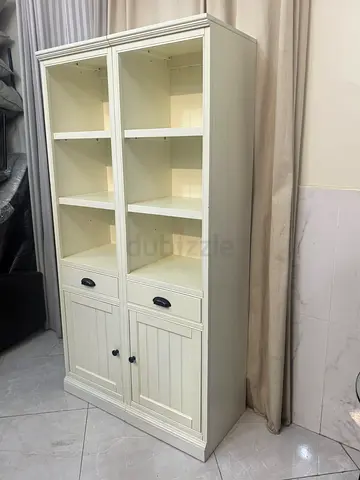 Pottery barn small space shelf cabinets