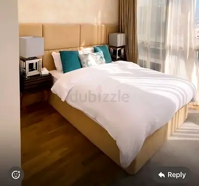 Luxury King Bed Set with Mattress  Side Tables | Modern Design | 700 AED