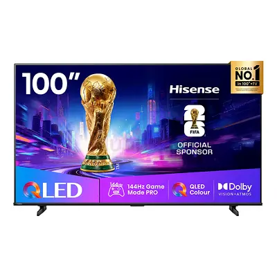 Hisense 100 inch TV Smart QLED 4K / 144Hz