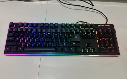 Cougar Hybrid Mechanical Switches - Full-size, working