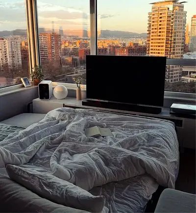 Ikea vimle L shape sofa bed with mattress