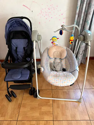 Comfortable Baby Swing with Stroller Combo