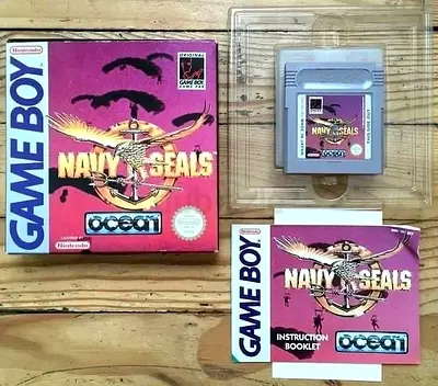 VINTAGE NINTENDO GAME BOY NAVY SEALS CARTRIDGE VIDEO GAME PAL VERSION BOXED