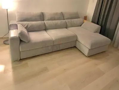 IKEA Esklstuna L Shape Sofa Bed Gray Good condition