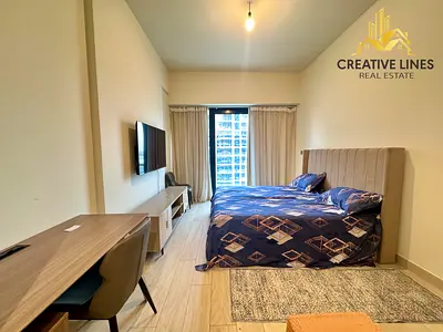 Chiller free Fully Furnished || Studio Boulevard View | 12 Cheques Payment