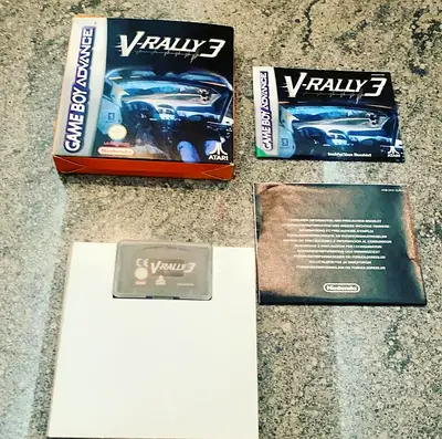 Nintendo Gameboy Boxed Game Complete - V Rally 3
