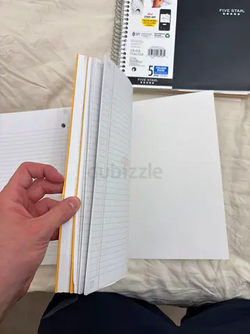 Set of study notebooks – 2x Five Star 5 subject
