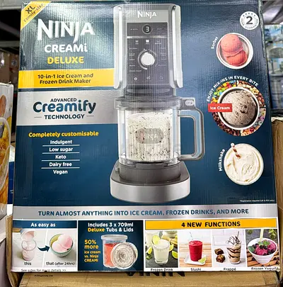 Ninja CREAMi Deluxe 10-in-1 Ice Cream  Frozen