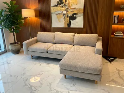 Eddy West elm L shape sofa