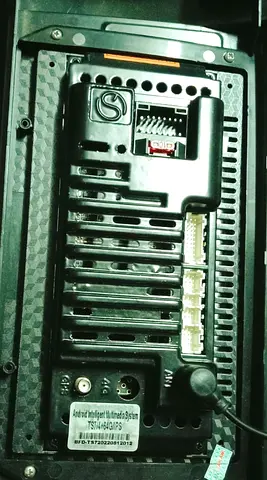 Android Car Multimedia Head Unit (used) - rear panel shown