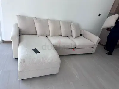 IKEA Gronlid L shape sofa Bed Beige Good condition