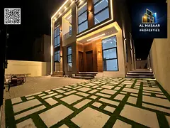Luxury villa, price includes electricity and water, first occupancy, two floors, prime location next