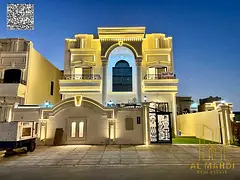 The villa boasts a strategic location and VIP finishing. It is located near the Azha roundabout and