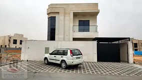 For sale, a villa in Ajman Al Helio, 5 master rooms, a Majles room, a hall, and a maid’s room, fre