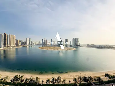 Chiller Free 3BR | Direct Sea View | Parking | Gym & Pool | Al Khan