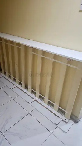 Single bed with  2 medicated mattress (PAN HOMES) good as new for pickup in al nud qasimia sharjah