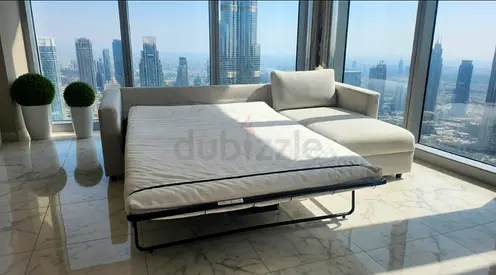 Ikea vimle  L shape sofa bed with mattress