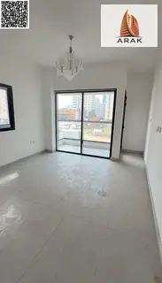 Spacious one bedroom apartment for annual rent with large kitchen and balcony