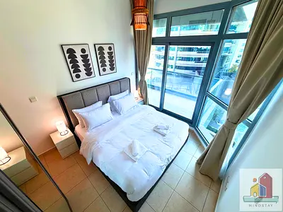 Fully Furnished Spacious 2-Bedroom Apartment with Large Balcony – For Rent