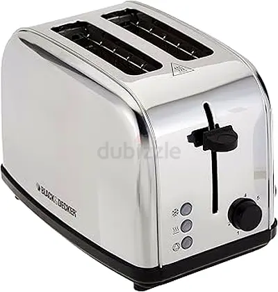 My Black  Decker 2‑Slice Stainless Steel Toaster — Works Well