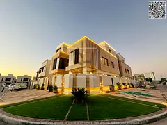 Villa for sale opposite a garden, including registration fees, electricity, water and air conditioni
